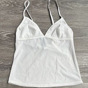 BDG Urban Outfitters White Spaghetti Strap Top